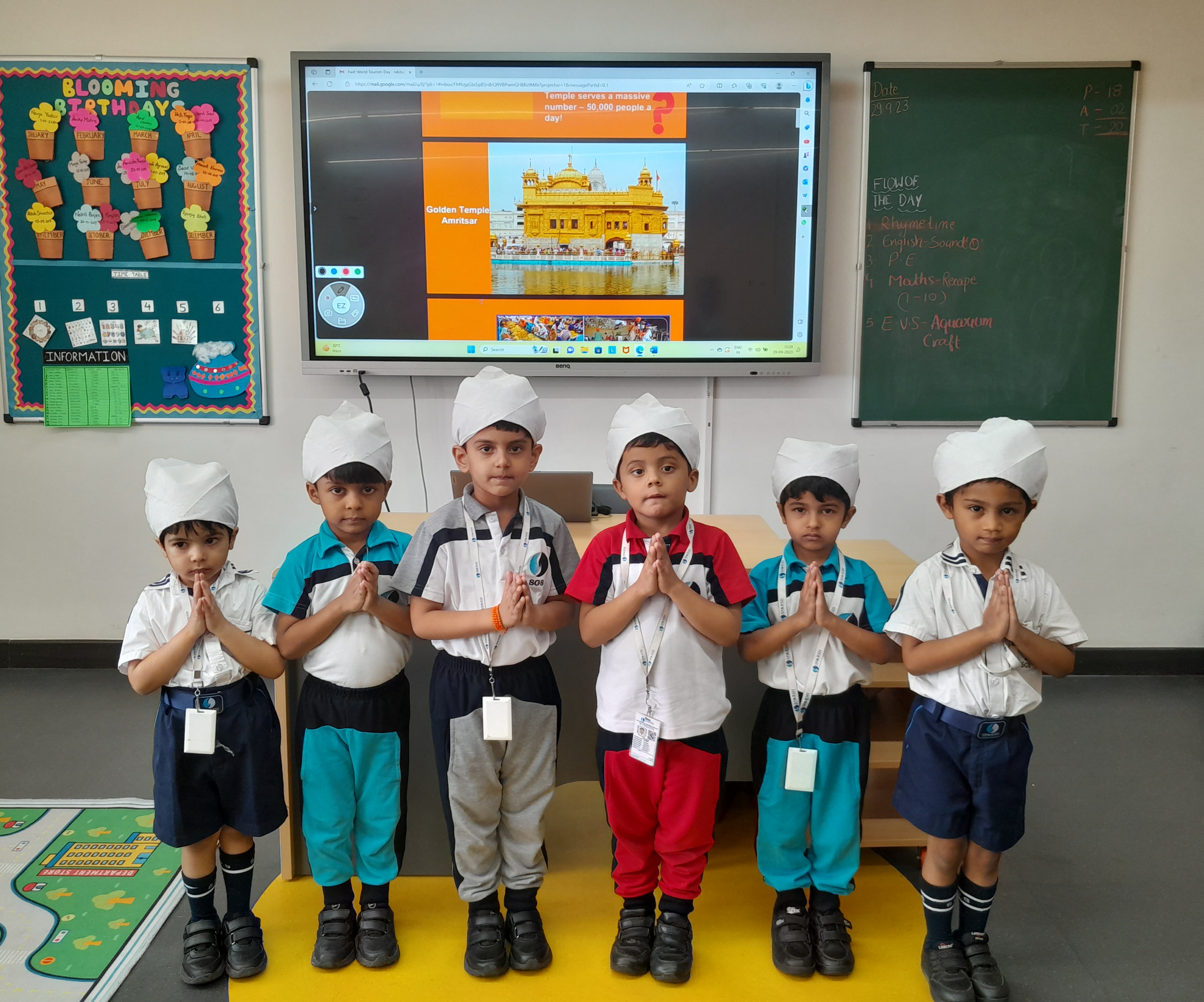 World Tourism Day at Sparsh Global School